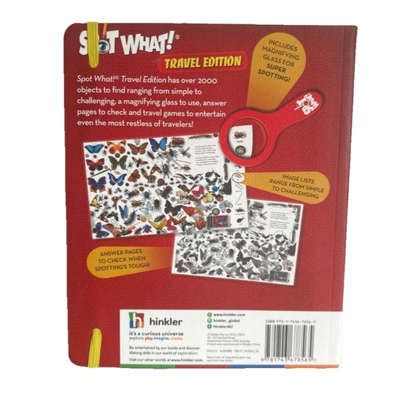 Spot What Travel Edition By Hinkler Explore Including Magnifying Glass New Copy - Picture 2 of 8